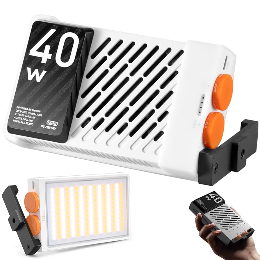 ZHIYUN ライト 40W M40 Amazon.com : Zhiyun M40 LED Video Light, FIVERAY M40 40W Bi